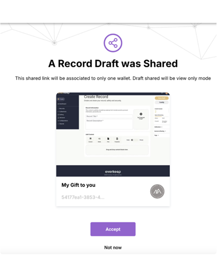 Share a Draft