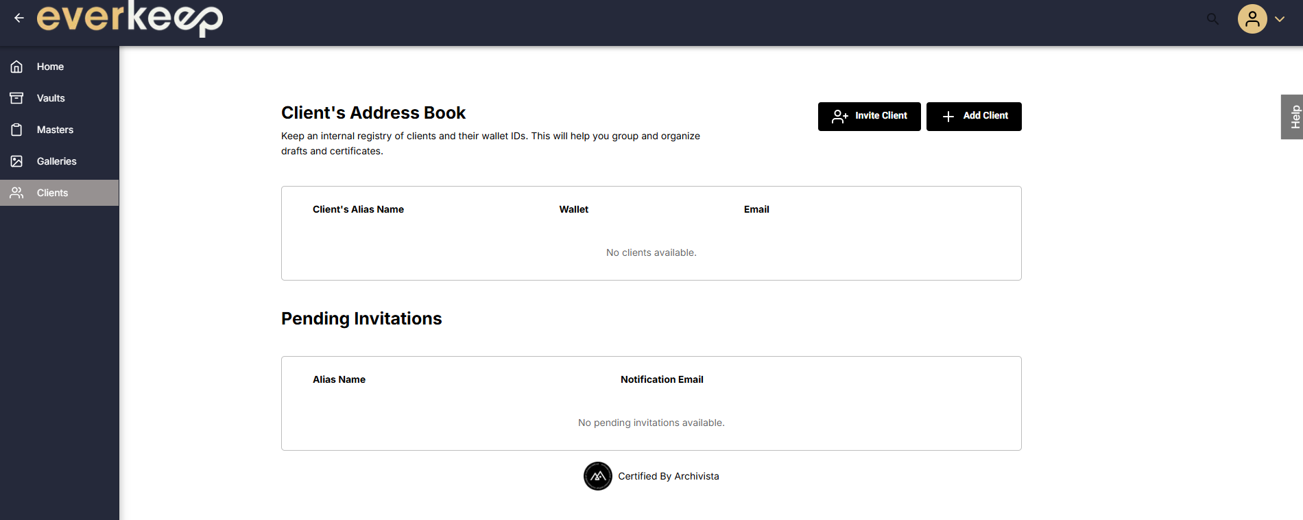 How to manually add clients to your address book